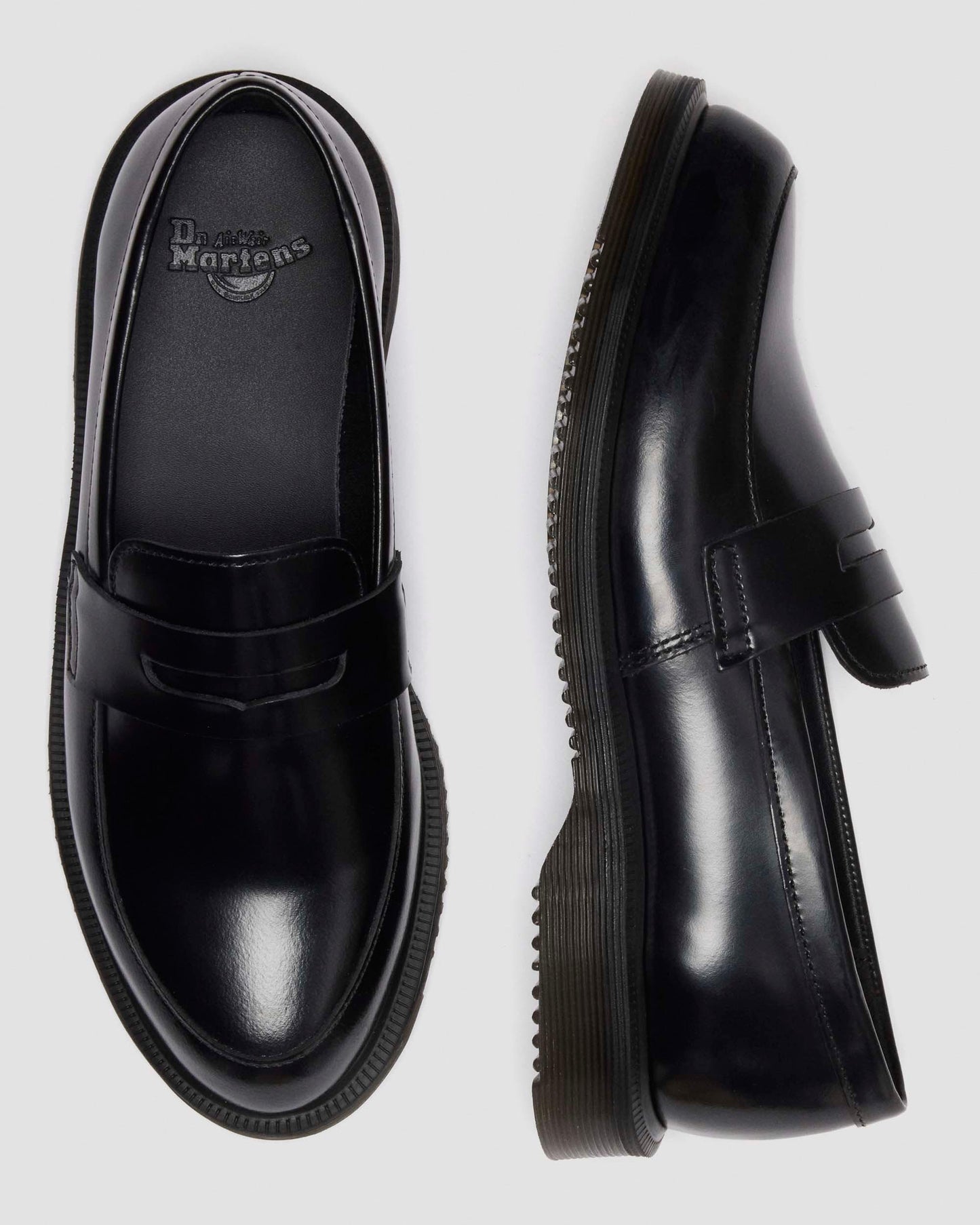 Temara Polished Smooth Leather Loafers