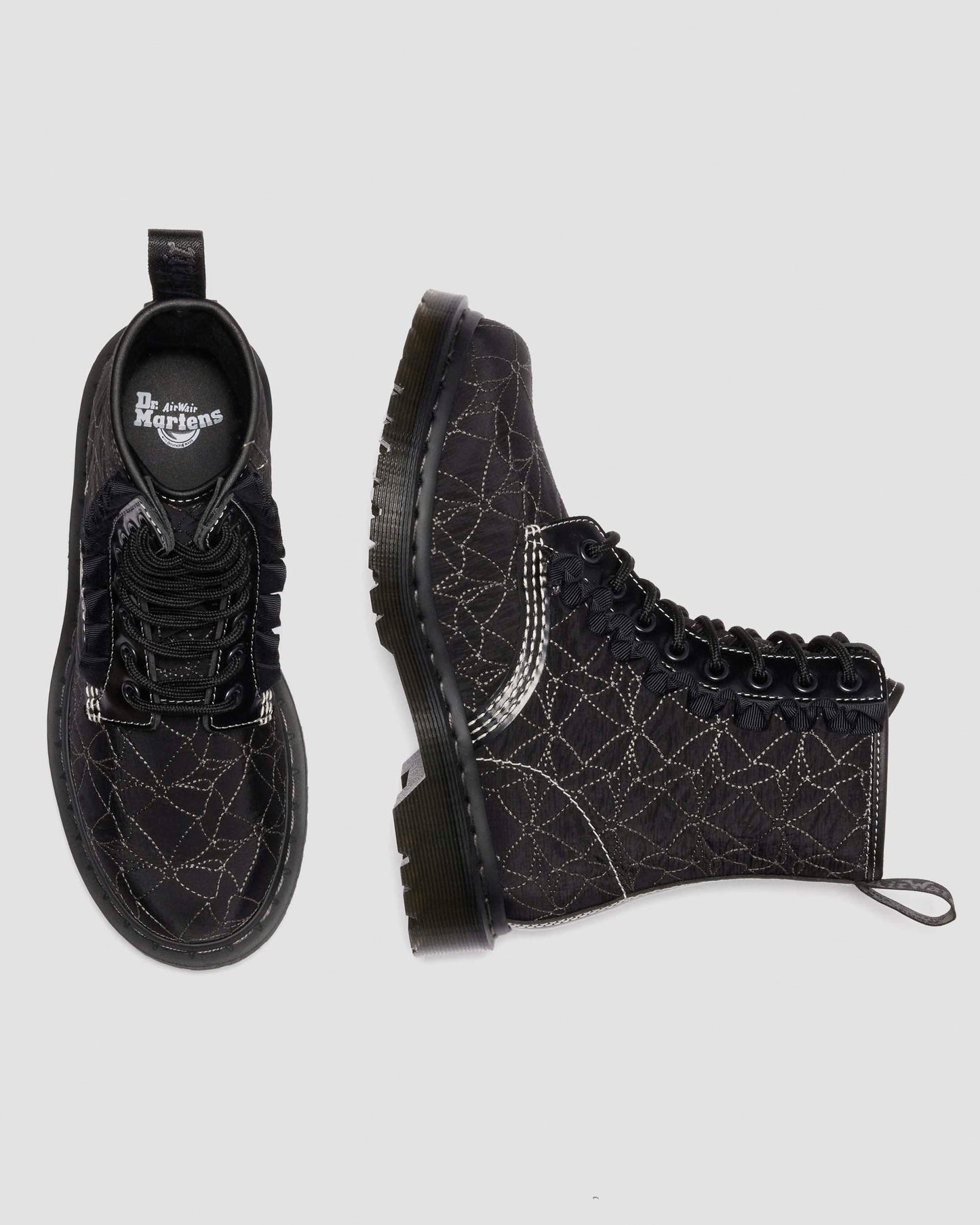 1460 Frill Leather Lace Up Boots