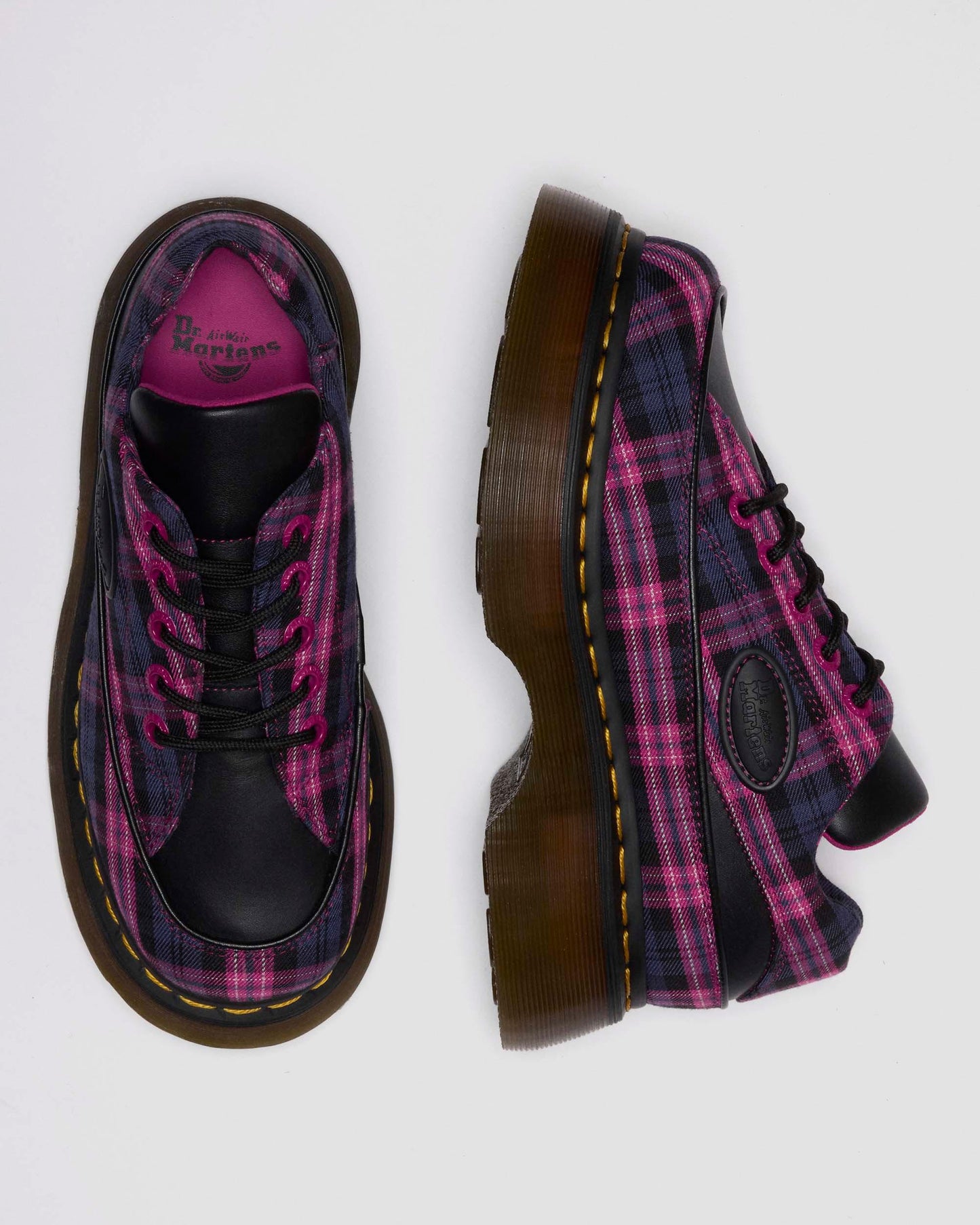 Buzz 5-Eye Tartan Shoes