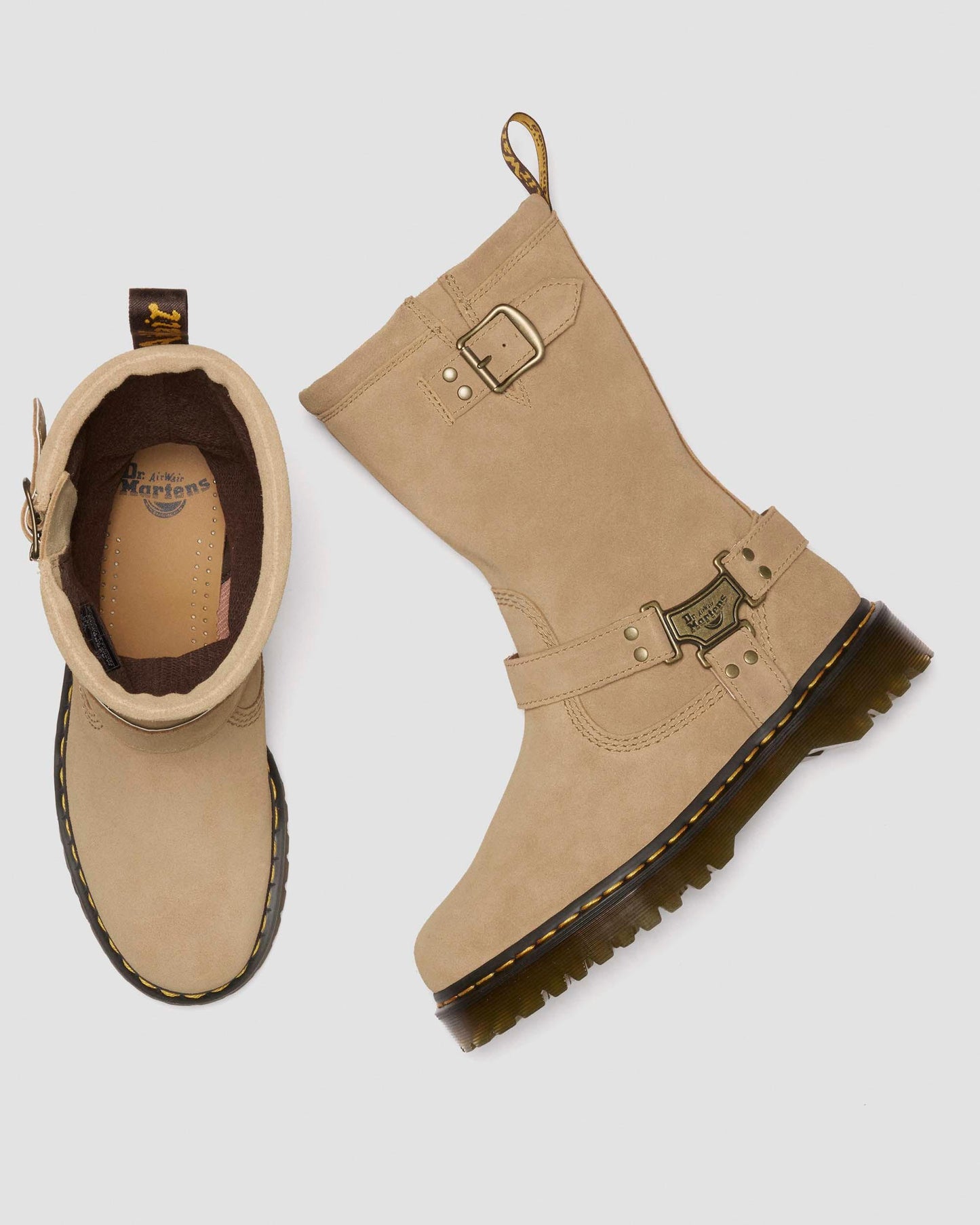 Anistone Hi Suede Biker Boots