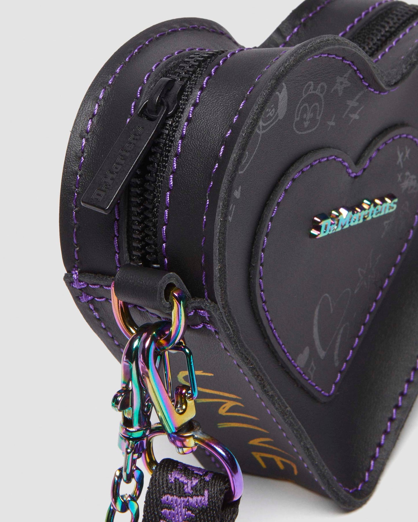 BT21 Mini Heart Leather Bag