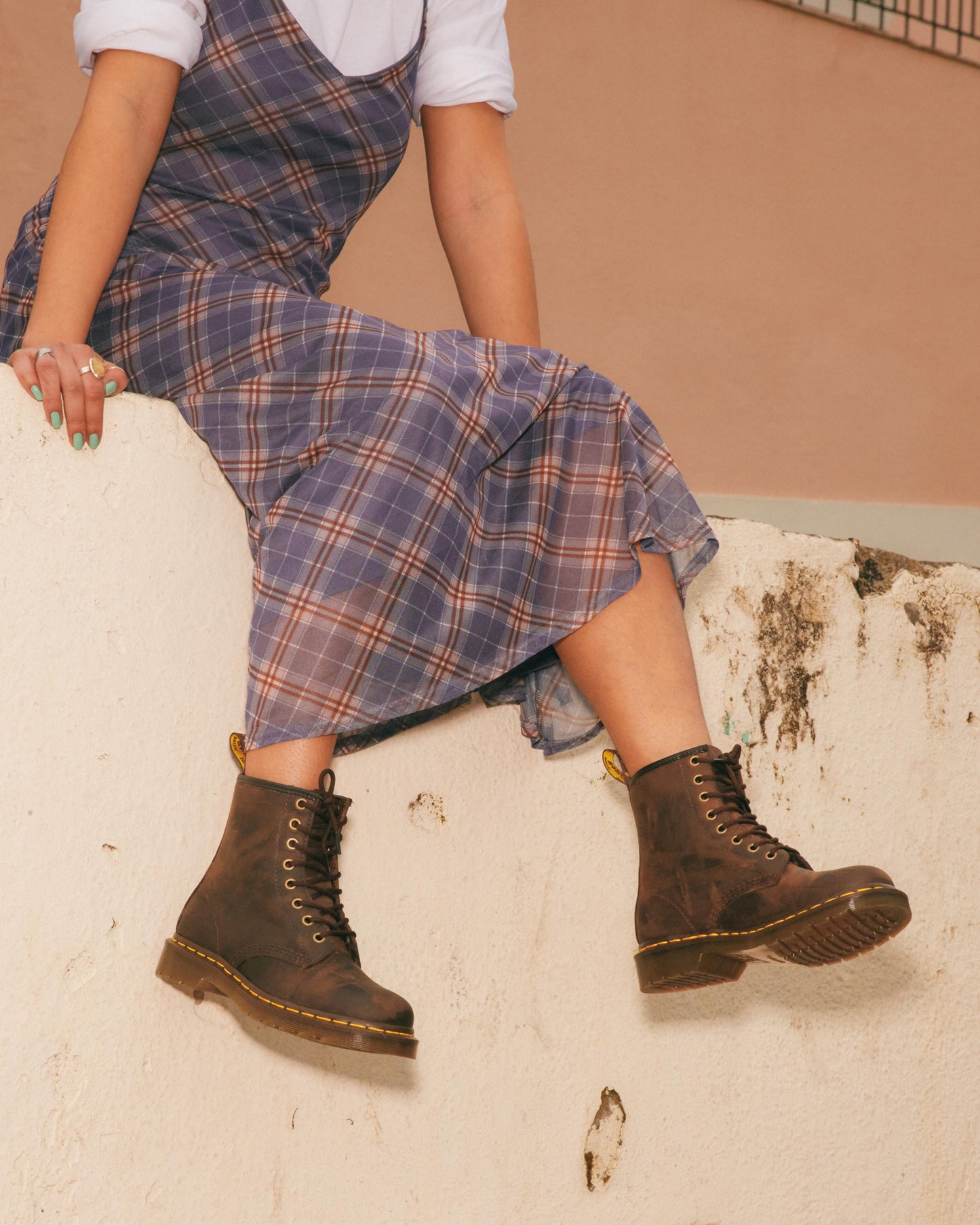 1460 Crazy Horse Leather Ankle Boots