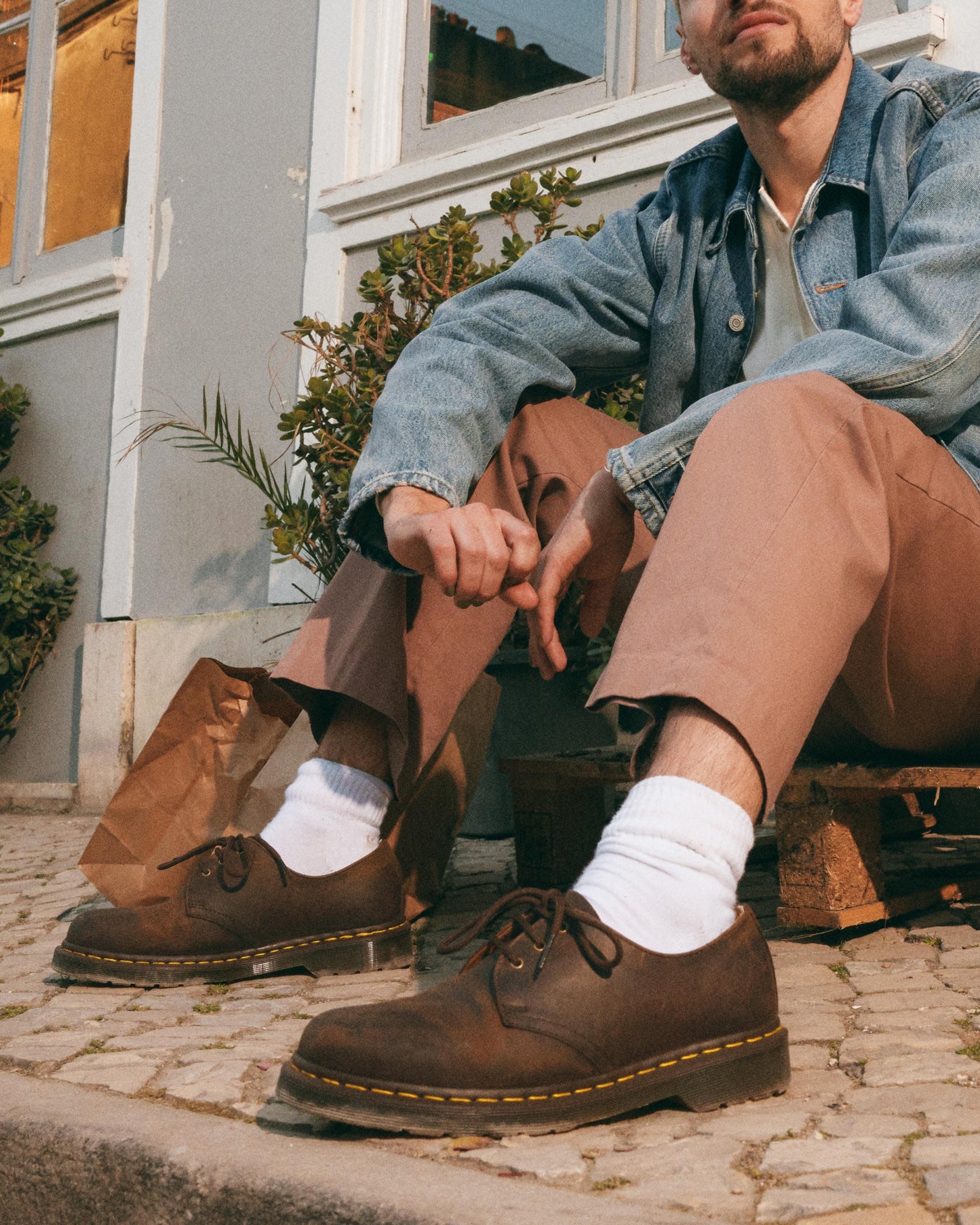 1461 Crazy Horse Leather Oxford Shoes