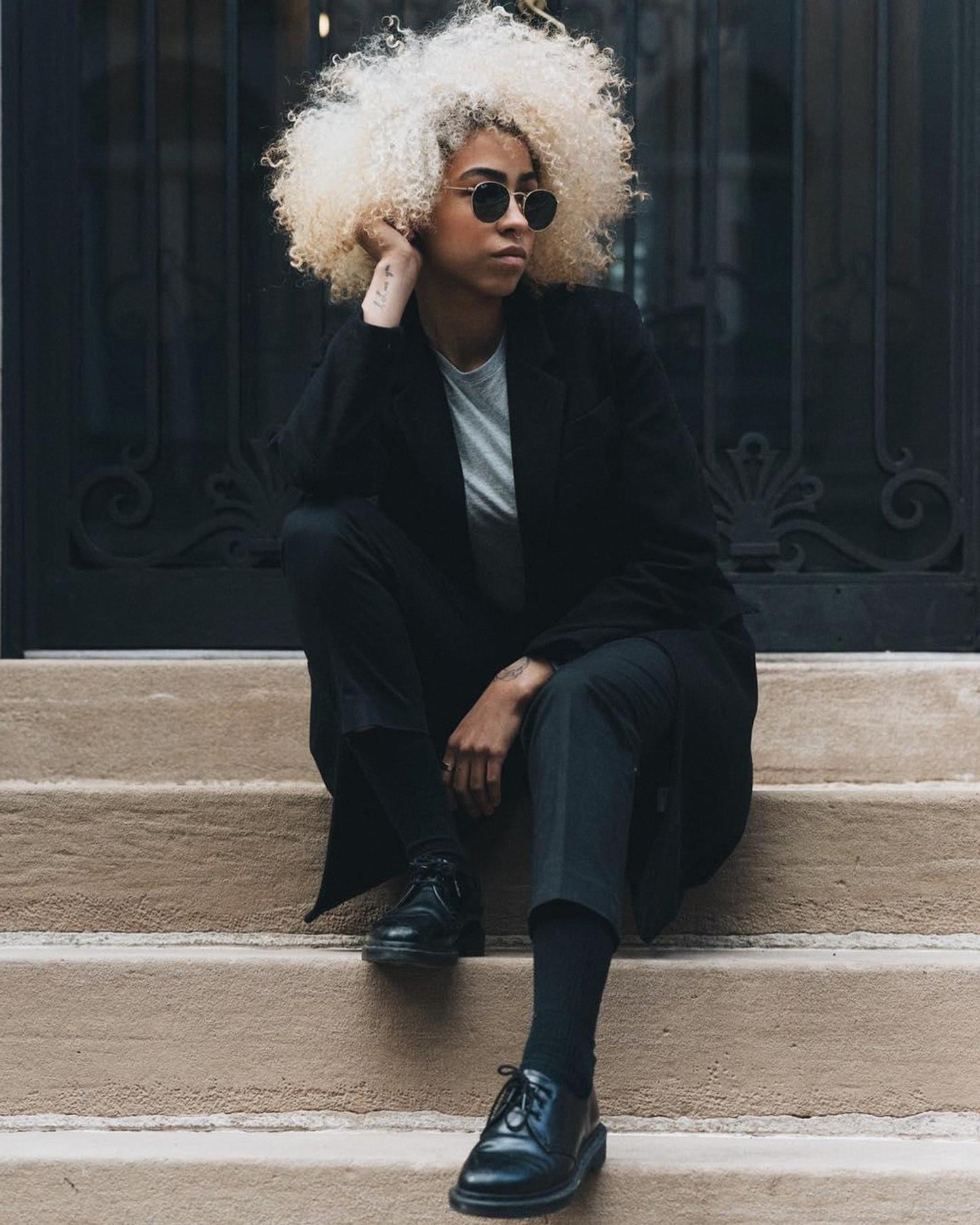 1461 Mono Smooth Leather Oxford Shoes