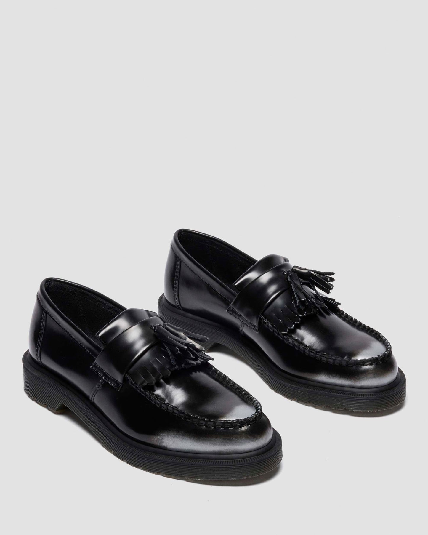 Adrian Tassel Arcadia Rub Off Leather Loafers