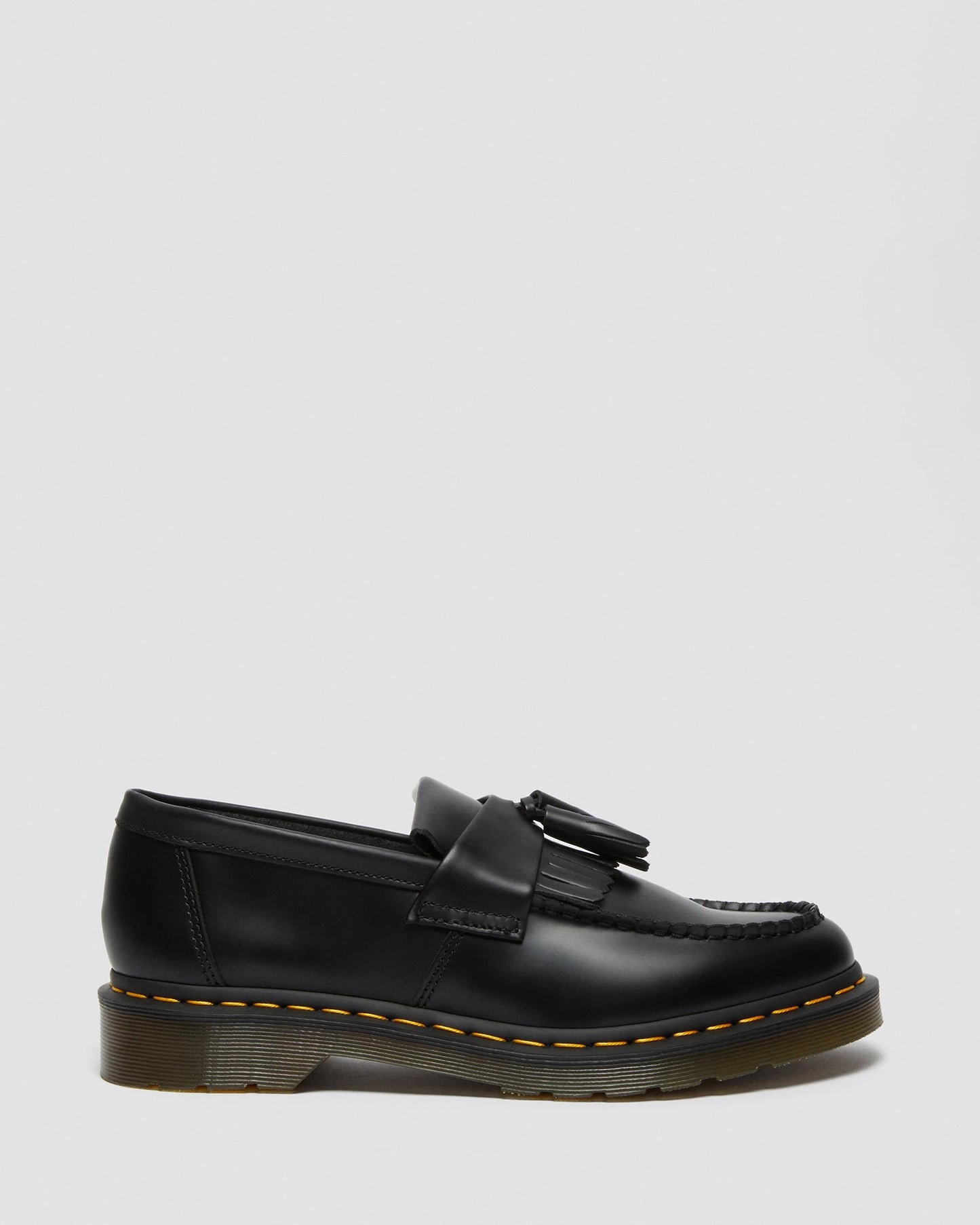 Adrian Yellow Stitch Smooth Leather Loafers