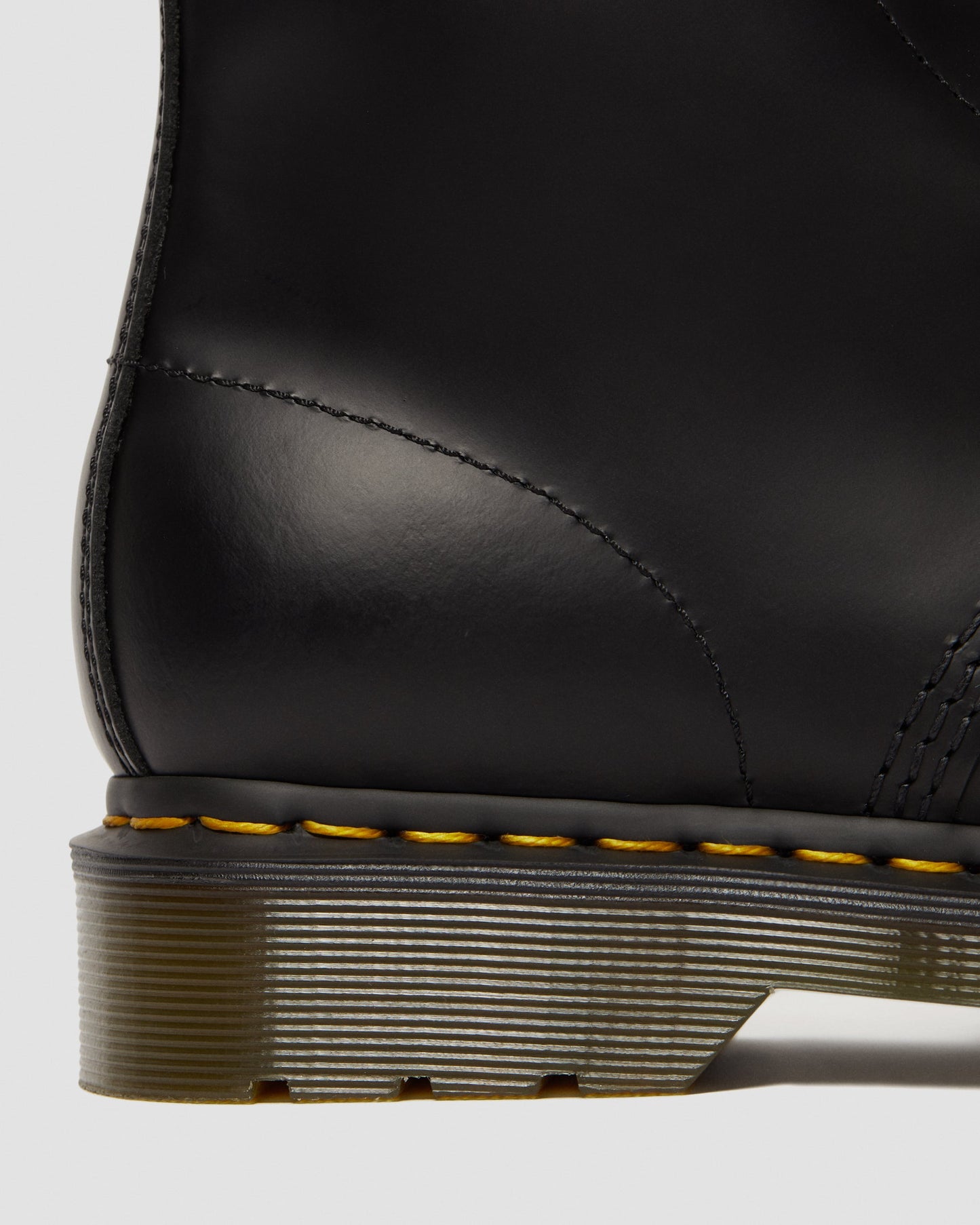 101 Yellow Stitch Smooth Leather Ankle Boots