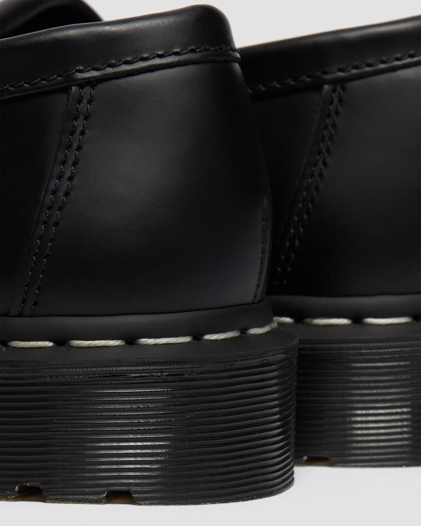 ADRIAN WHITE STITCH SMOOTH LEATHER SHOES