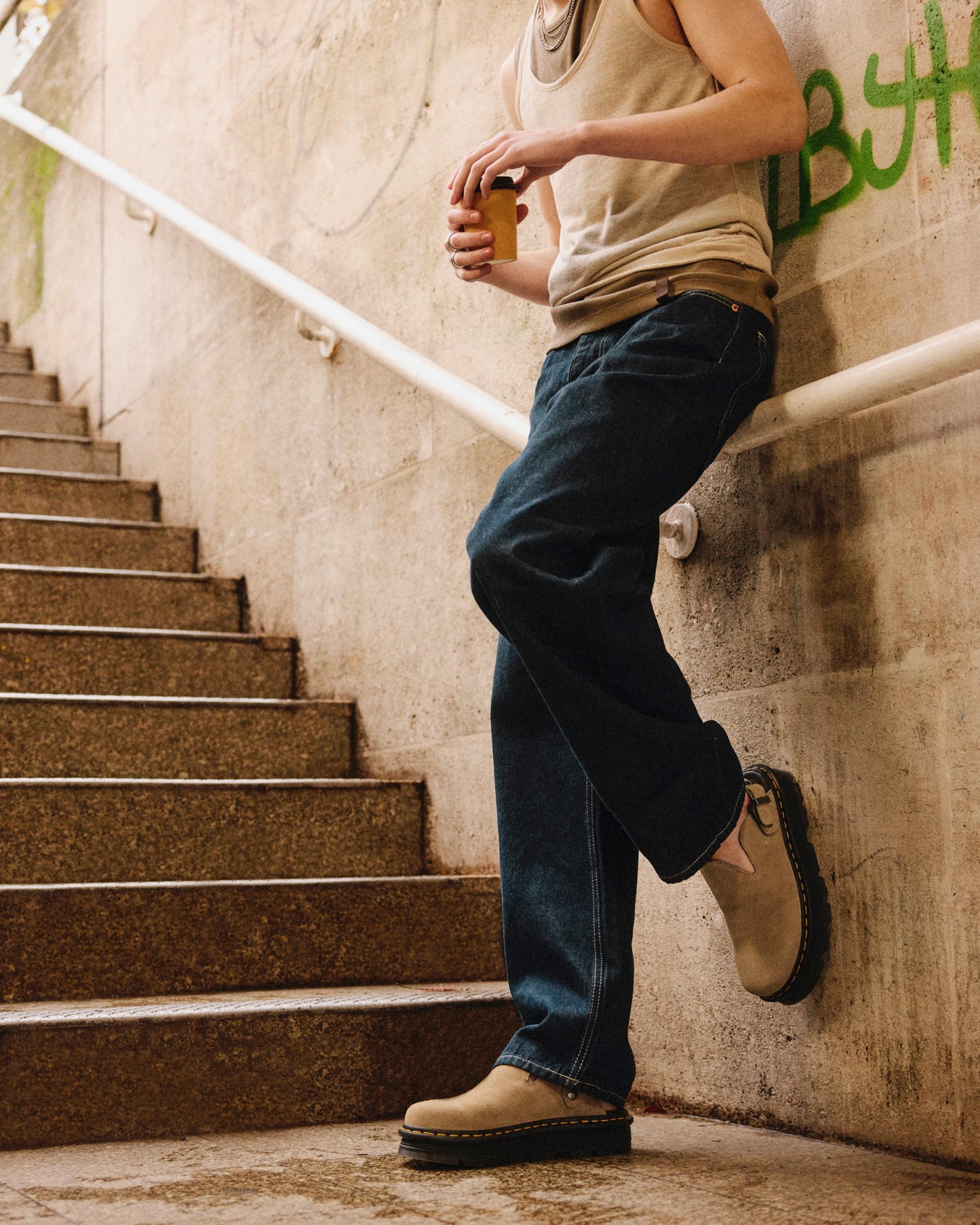 Zebzag Suede Casual Slingback Platform Mules in Savannah Tan