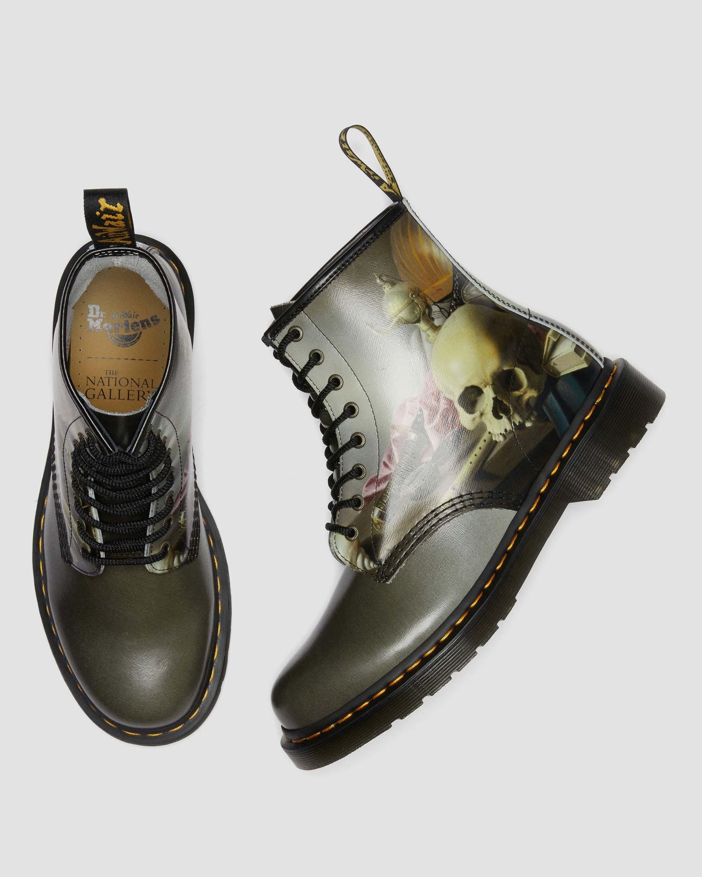 THE NATIONAL GALLERY 1460 HARMEN STEENWYCK LEATHER Ankle BOOTS