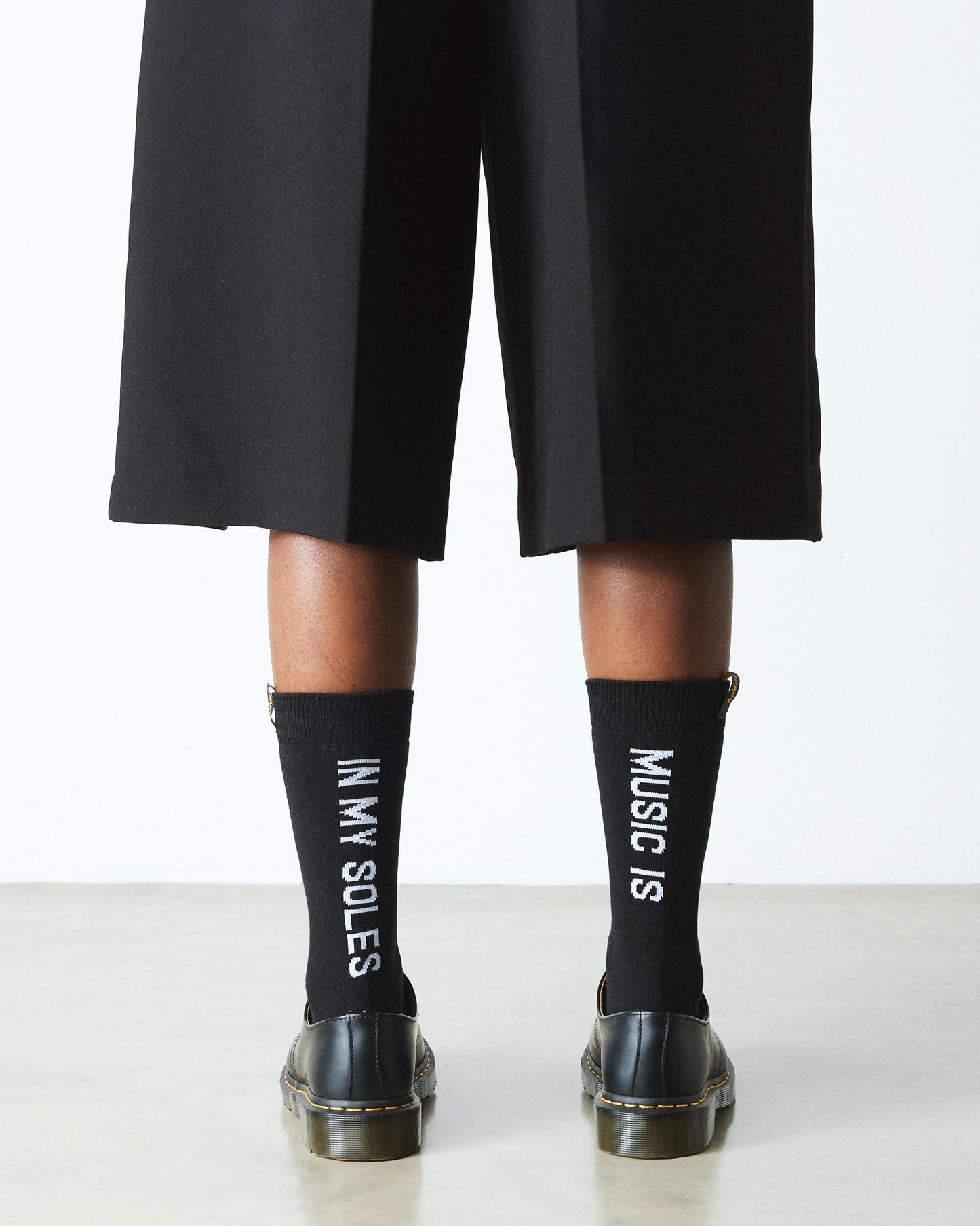 Cotton Blend Logo Socks