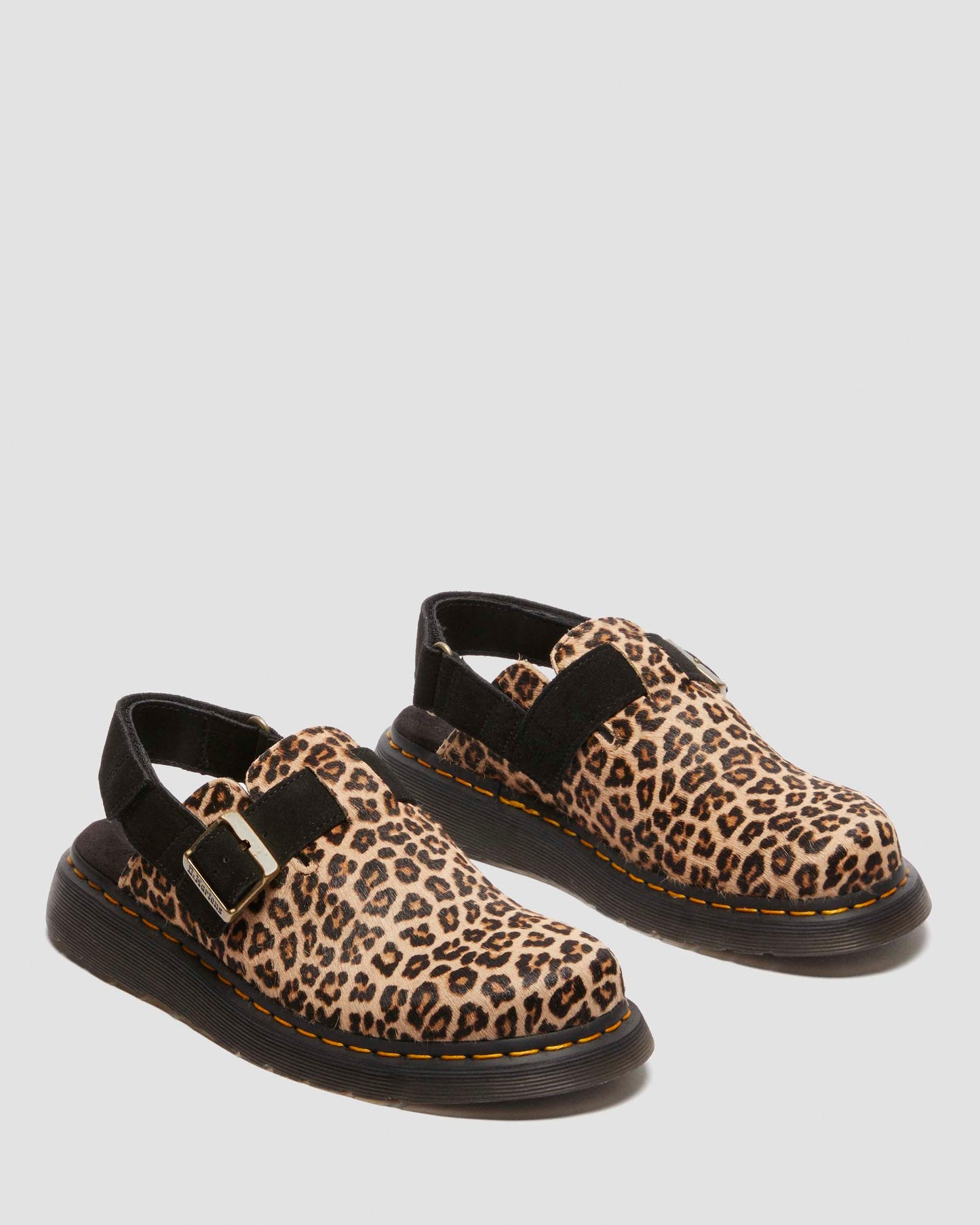 Jorge II Suede and Hair-On Leather Mules