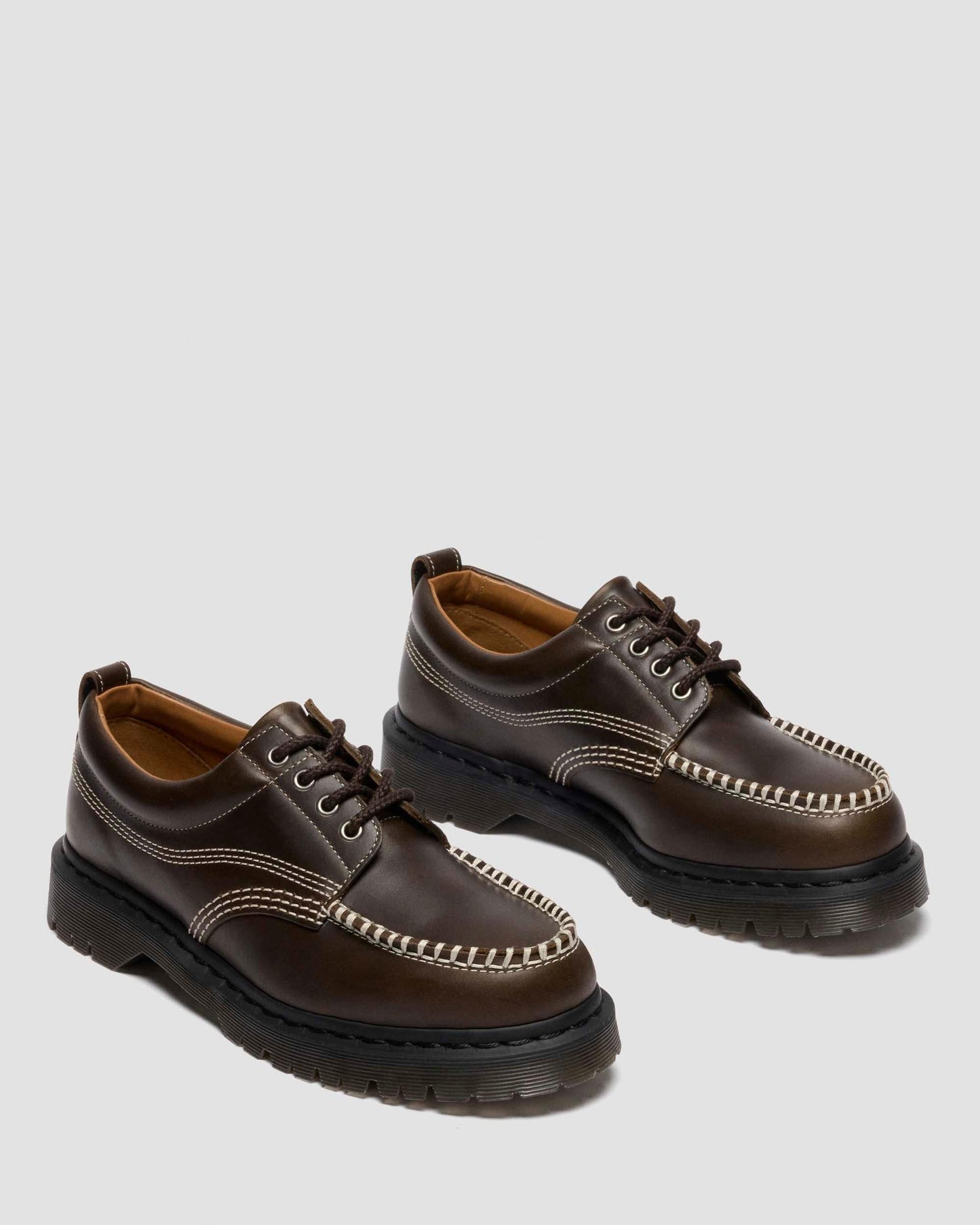 Lowell Orleans Leather Moc Toe Shoes