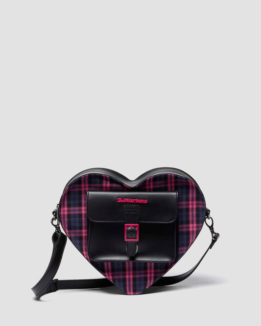 Heart Leather & Tartan Backpack