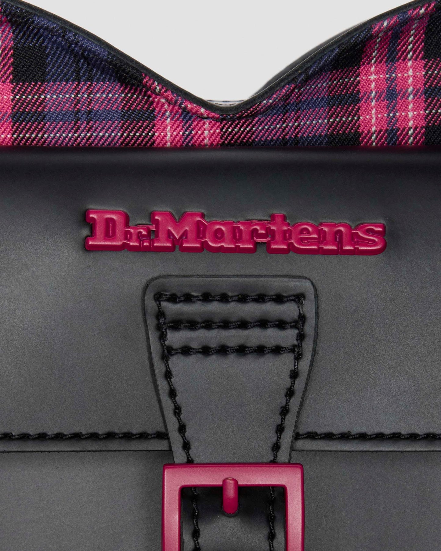 Heart Leather & Tartan Backpack