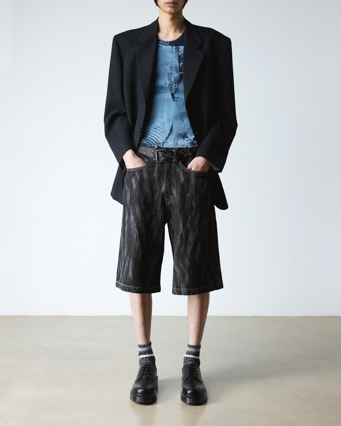 1461 Bex Mono Smooth Leather Oxford Platform Shoes