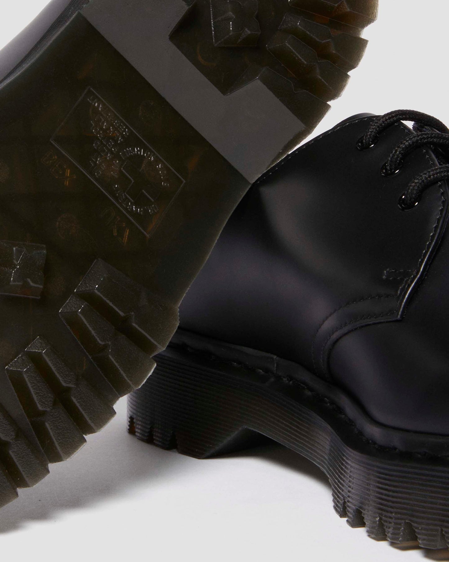 1461 Bex Mono Smooth Leather Oxford Platform Shoes