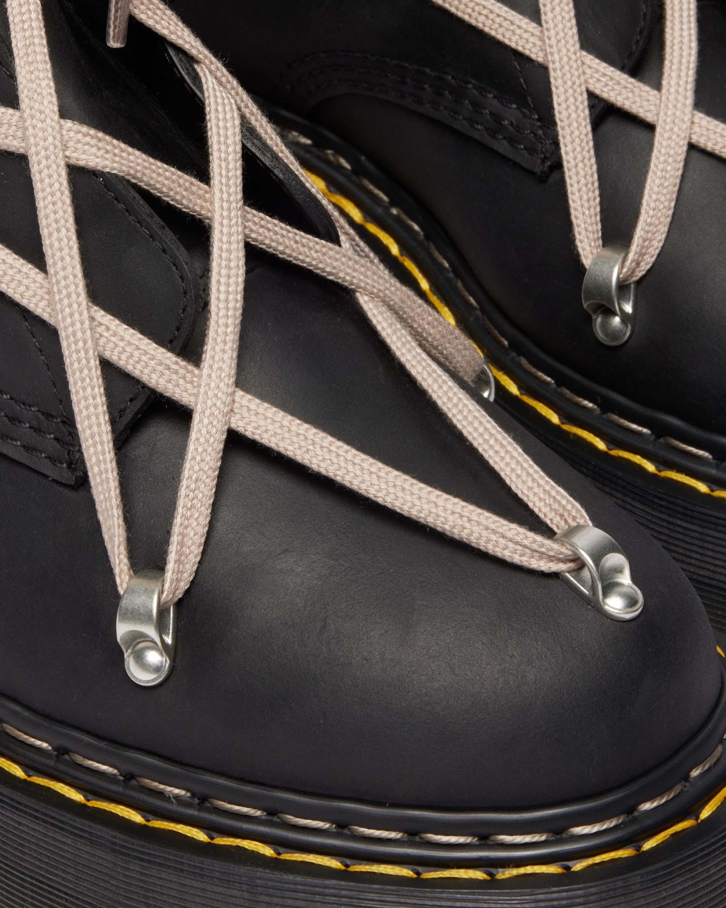 Rick Owens 1B60 Pentalace Leather Boots