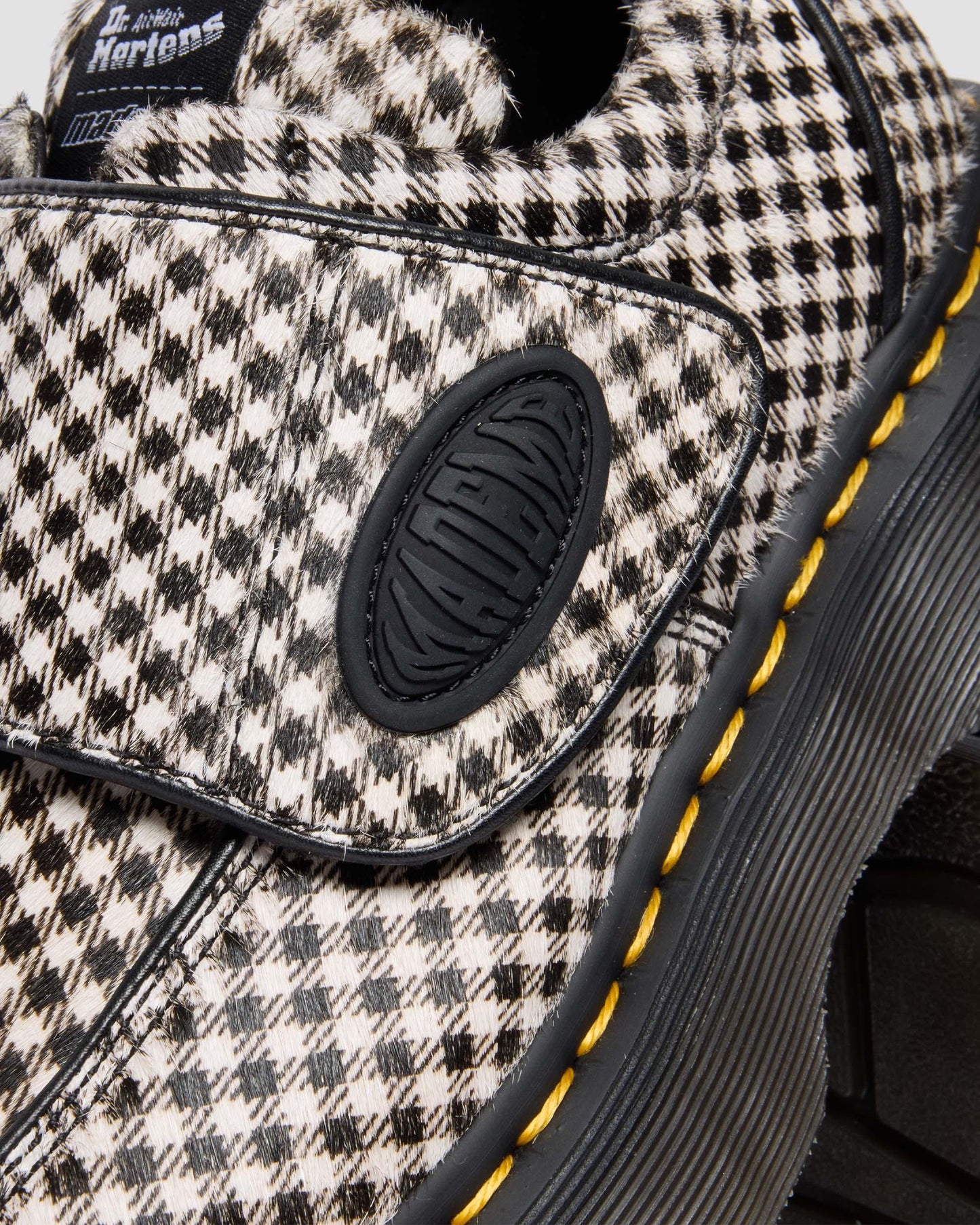 Buzz Strap MadeMe Hair-On Leather Shoes