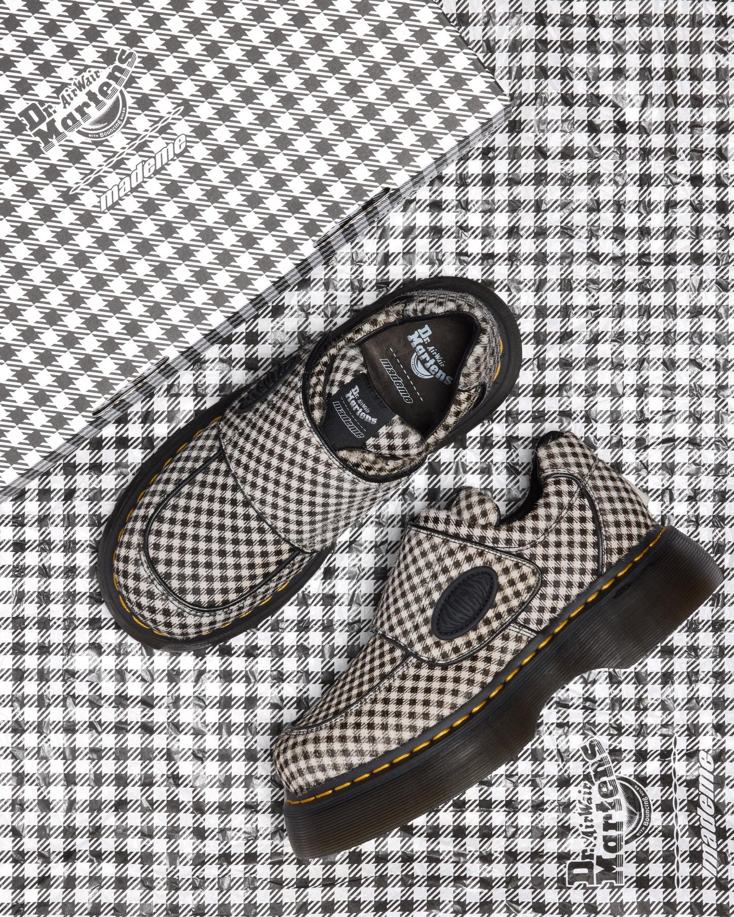 Buzz Strap MadeMe Hair-On Leather Shoes