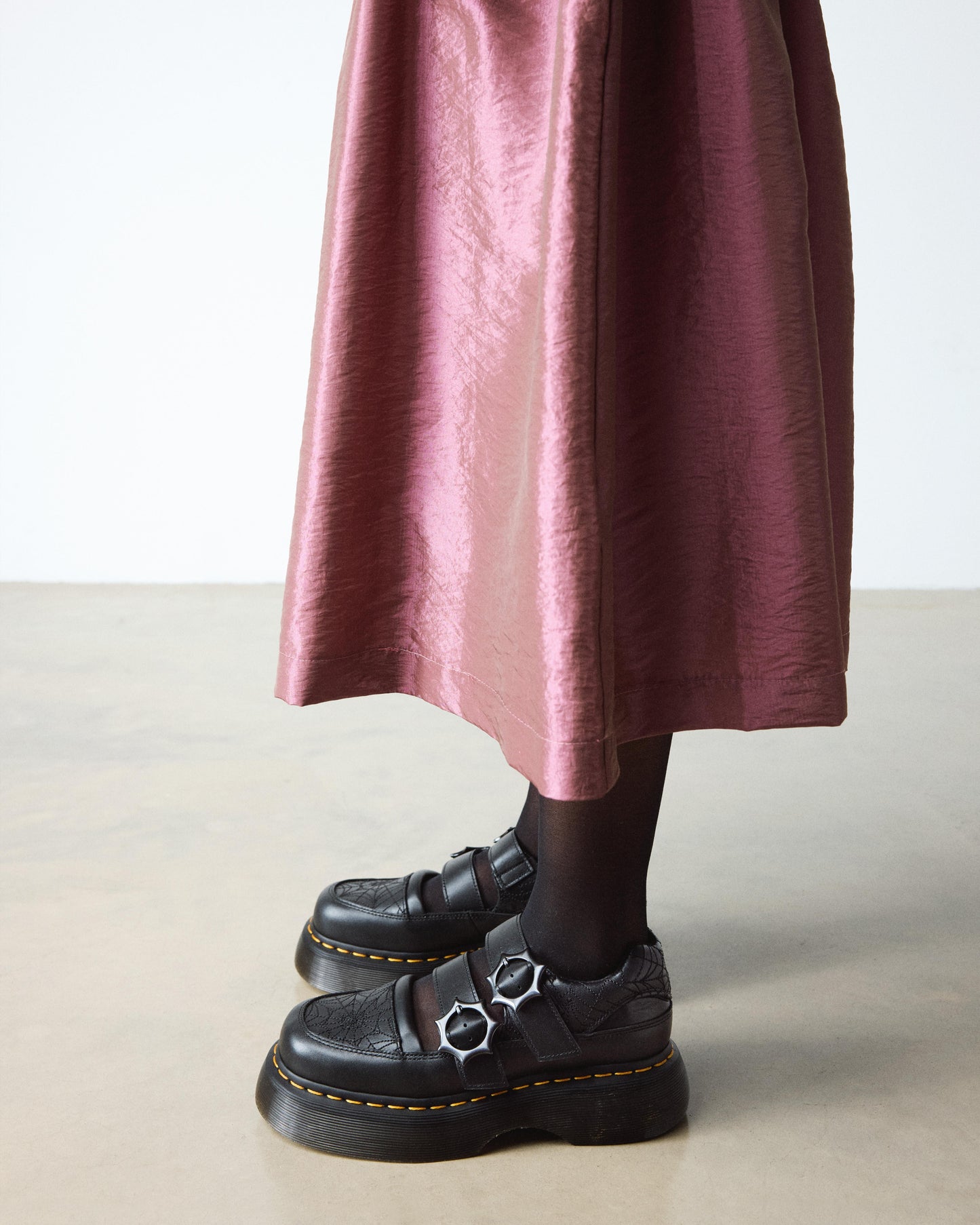 Wednesday Buzz Nappa Lux Leather Mary Jane Shoes