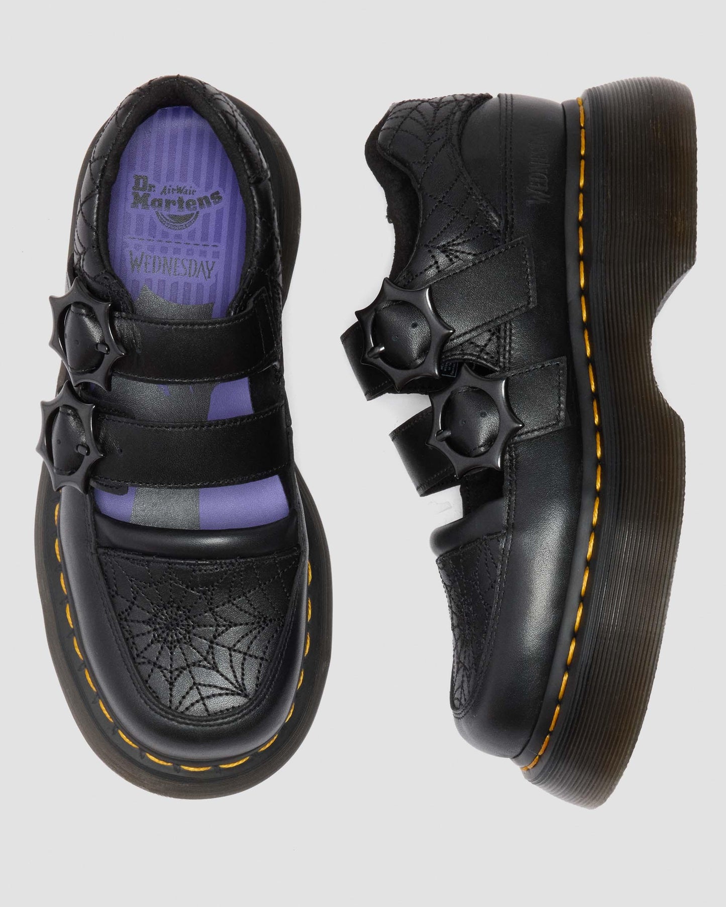 Wednesday Buzz Nappa Lux Leather Mary Jane Shoes