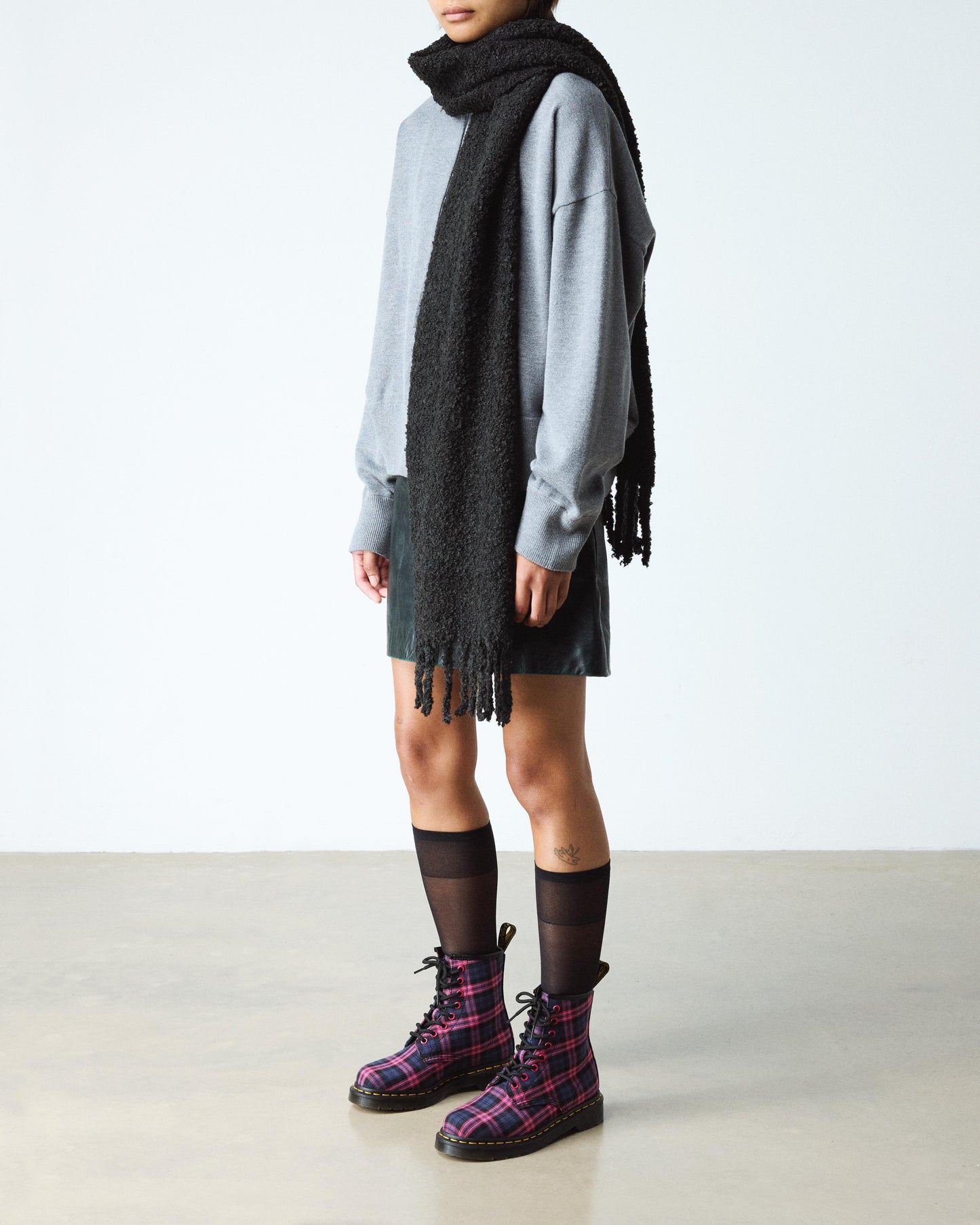 1460 Tartan Lace Up Boots