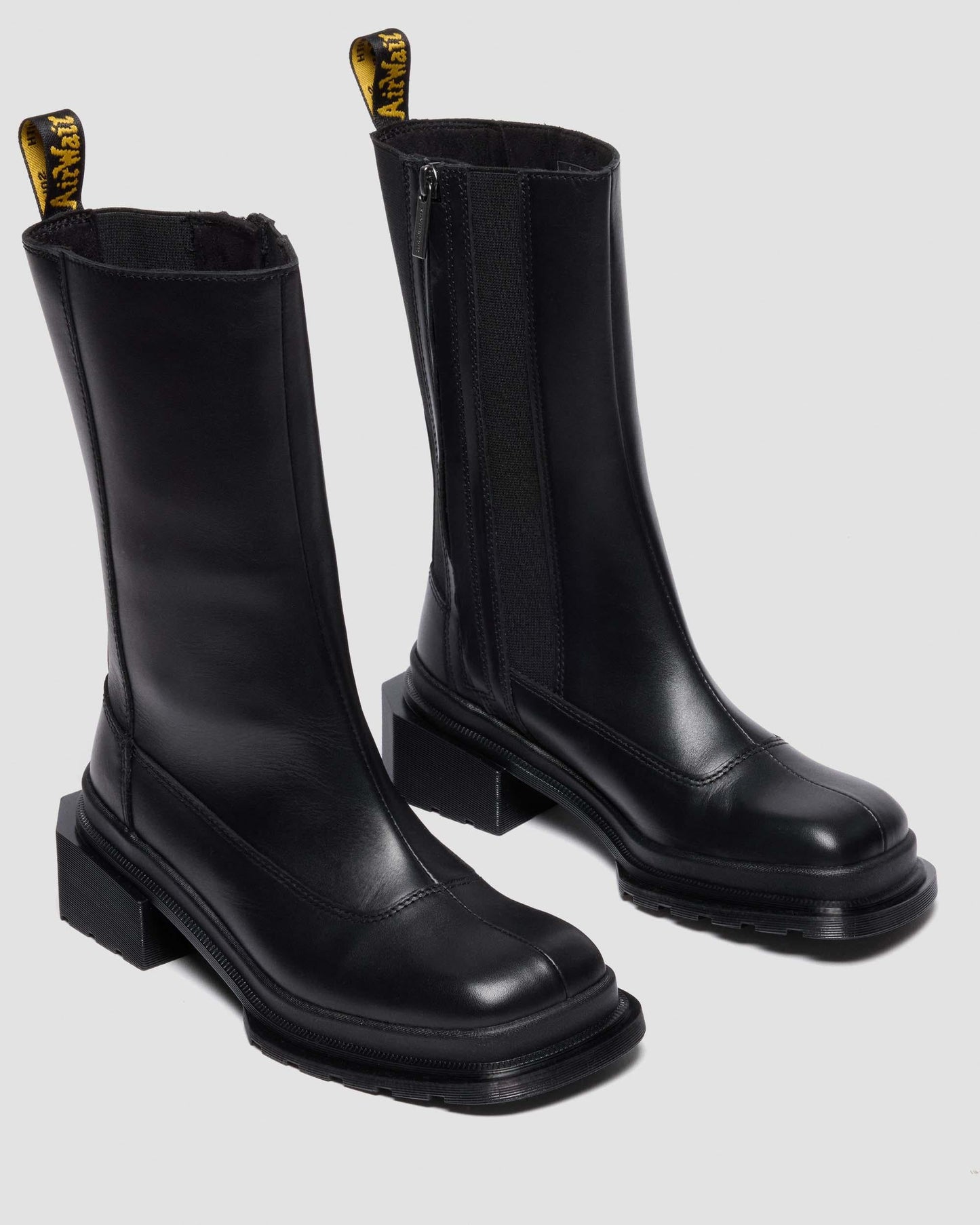 Maybole Hi Square Toe Leather Chelsea Boots