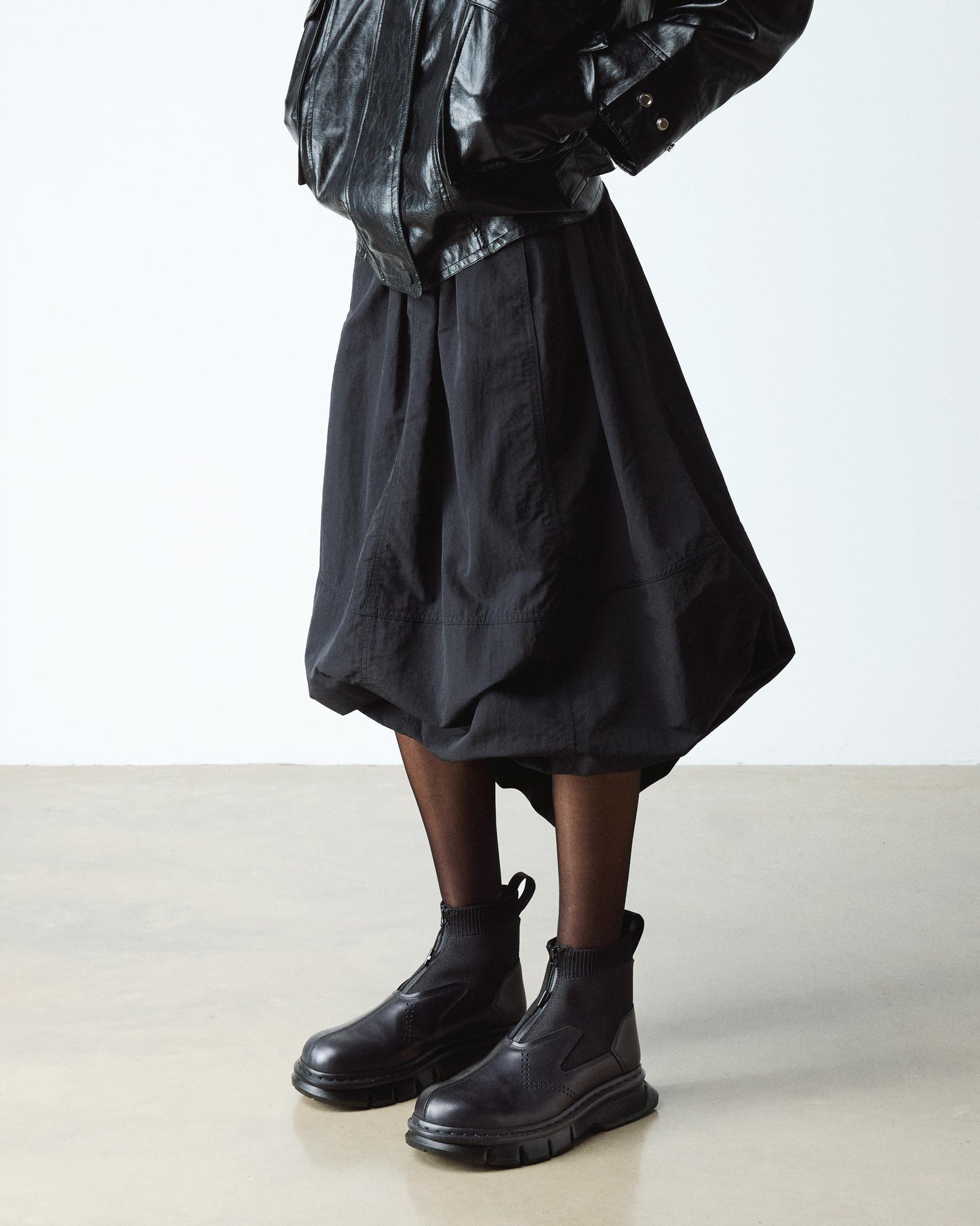 14XX Qubist Zip Orleans Leather Boots