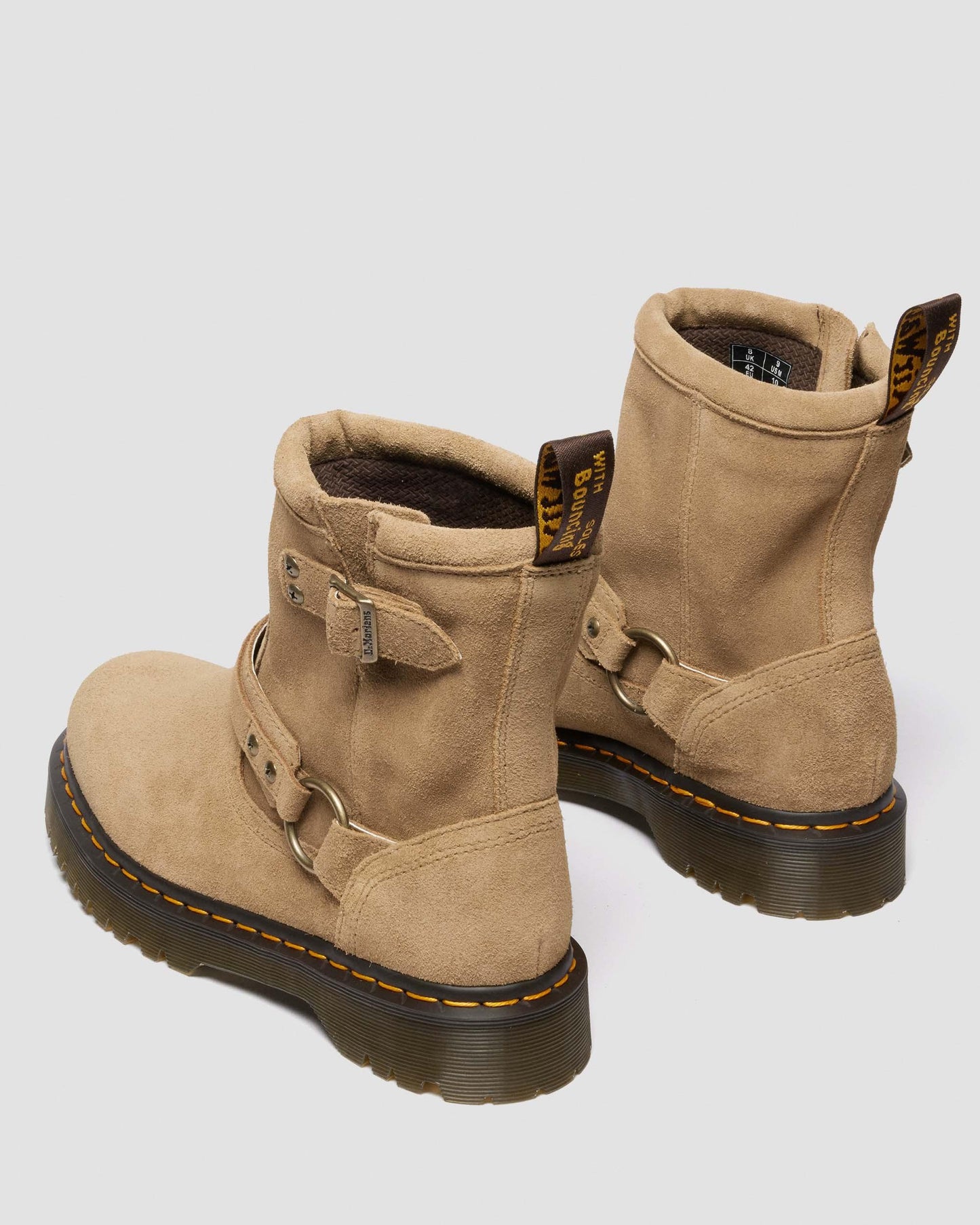 Anistone Harness Suede Biker Boots