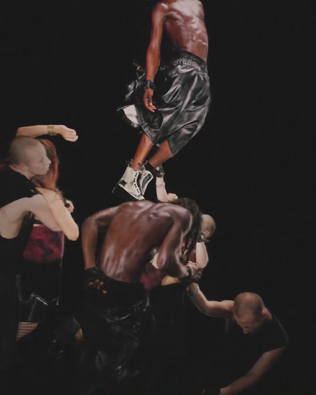 Nine Inch Nails 1460 Leather Ankle Boots