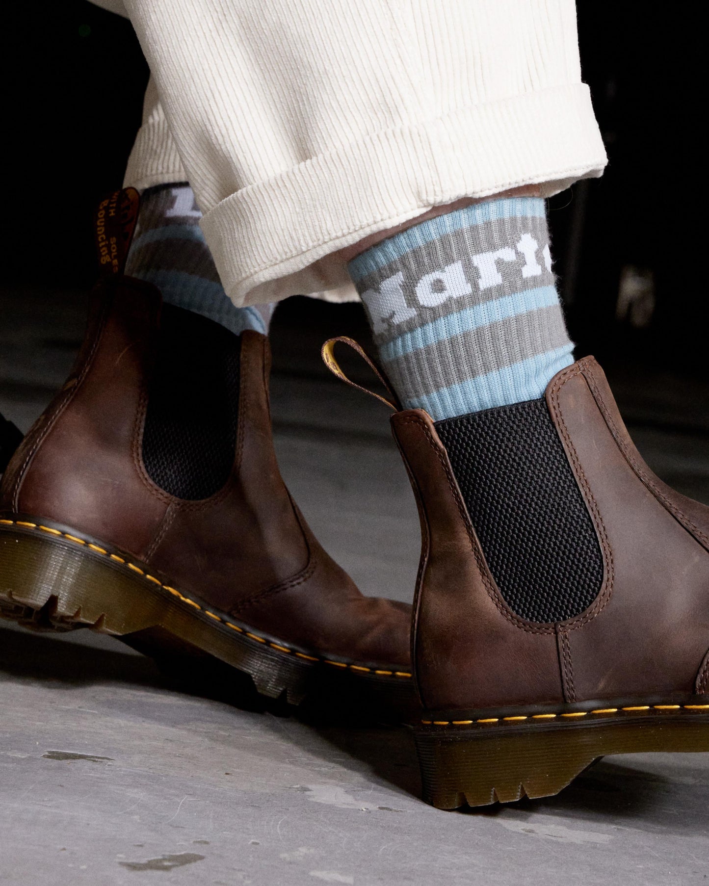 Dr. Martens Logo Cotton Blend Athletic Socks