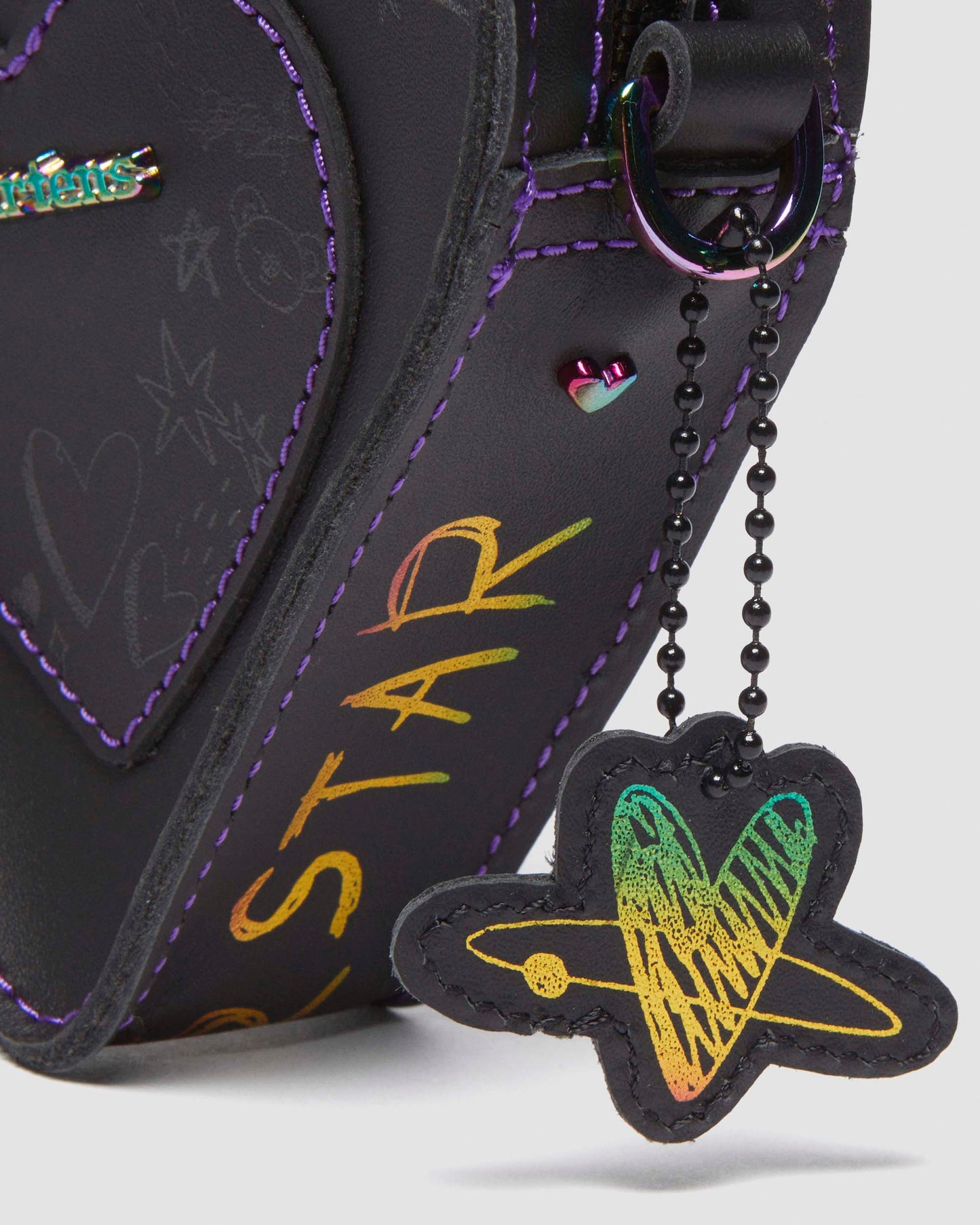 BT21 Mini Heart Leather Bag